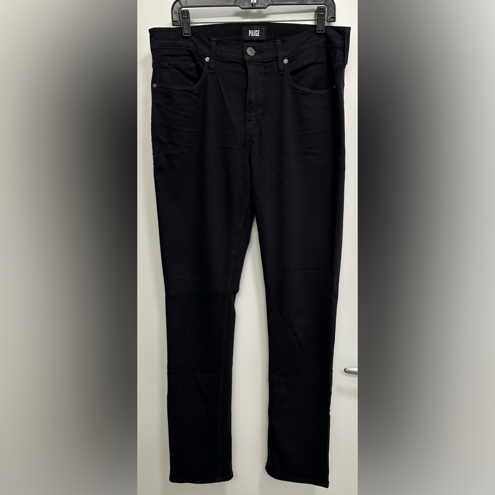 Paige Men’s Federal - Deep Black Violet Slim Jeans - Size 33
